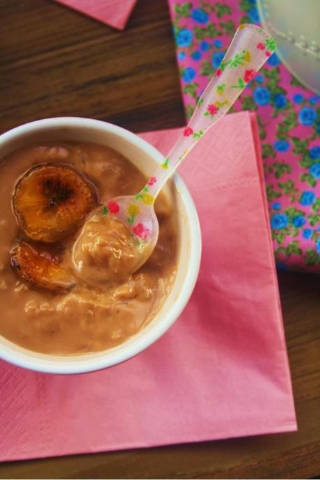 Arroz con leche chocolateado (Rice pudding with chocolate)