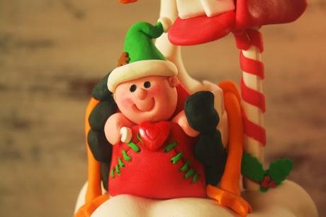 Christmas Baby Shower Cake