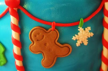 Christmas Baby Shower Cake