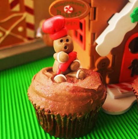 Gingerbread Men Cupcakes (Chocolate Orange Cupcakes)