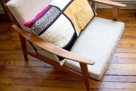 Stéphanie en su apartamento de París