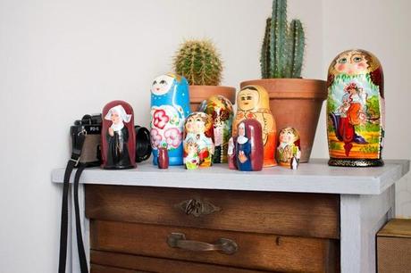 Stéphanie en su apartamento de París