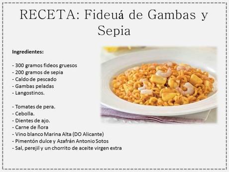 fideua sepia y langostinos