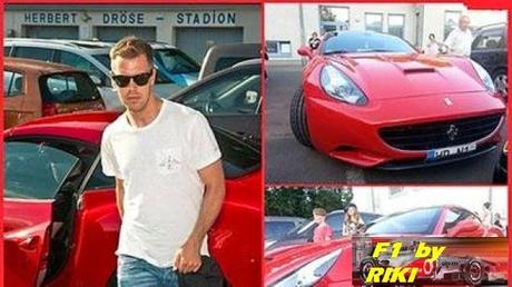 VETTEL REGALA UN FERRARI CALIFORNIA A SU PADRE