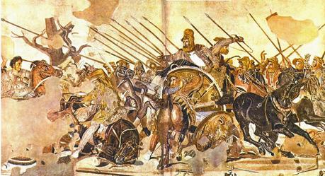 Alejandro ataca al emperador Persa