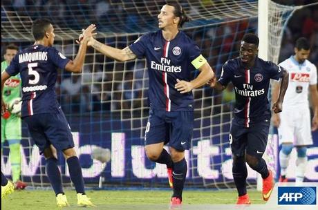 París SG superó 2-1 al Nápoles en partido amistoso