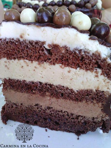 TARTA MOUSSE DE CHOCOLATE, CAFÉ Y YEMAS