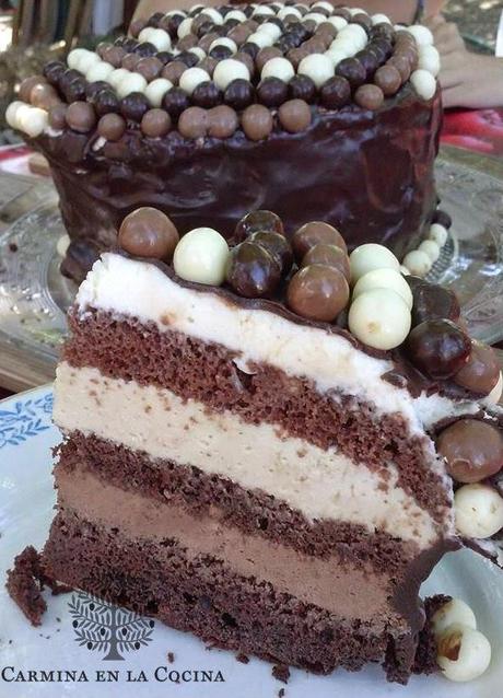 TARTA MOUSSE DE CHOCOLATE, CAFÉ Y YEMAS