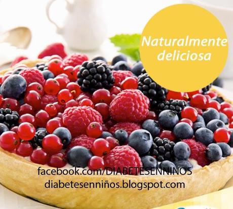 TARTA DE FRUTOS ROJOS PARA DIABETICOS