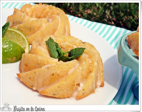 Mini Bundt Cake Mojito (Parrot bay)