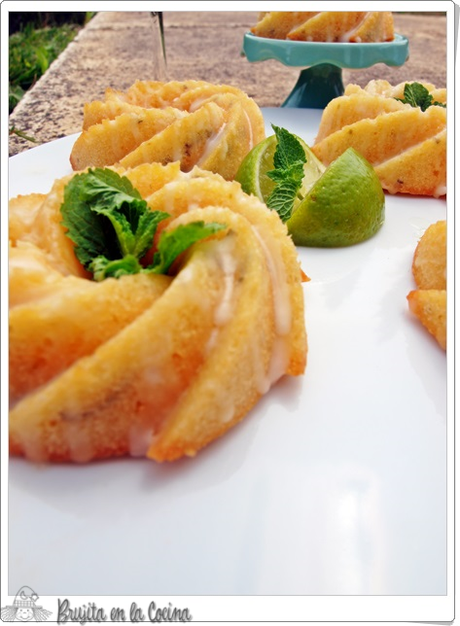 Mini Bundt Cake Mojito (Parrot bay)