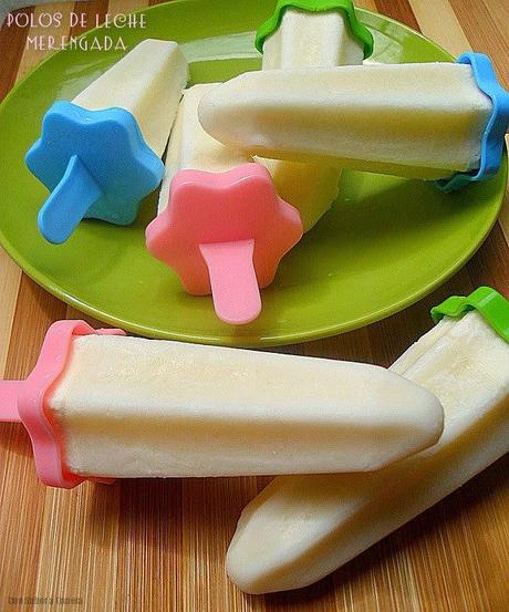 Polos de leche merengada