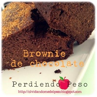 Brownie de Chocolate bajo en grasa