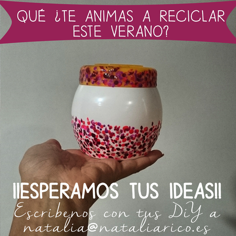Nuestro DIY veraniego de la semana ¡¡recicla tus botes de mascarilla para el pelo!!