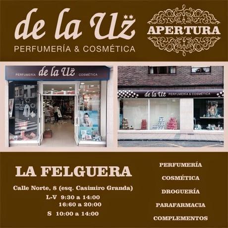 Perfumería de la Uz en la Felguera, punto de venta Eva Rogado