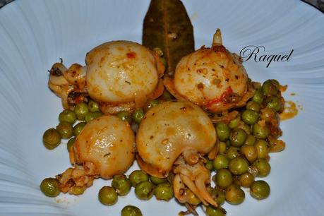 Sepía con Guisantes