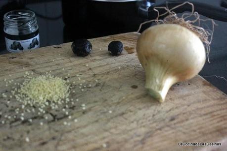 Cous-Cous trufado con Huevo y Repollo