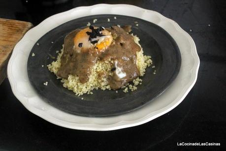 Cous-Cous trufado con Huevo y Repollo