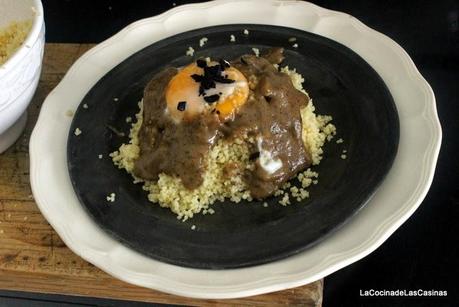 Cous-Cous trufado con Huevo y Repollo