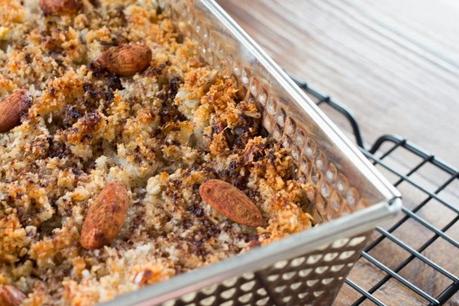 crumble de manzanas sin harina