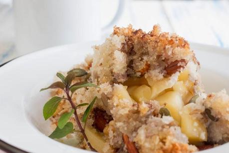 crumble de manzanas sin harina
