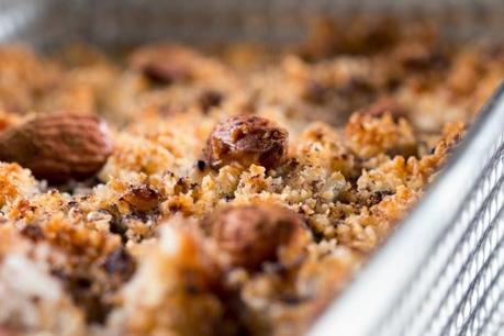 crumble de manzanas sin harina