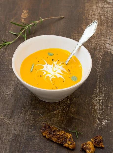 SOPA DE ZAPALLO Y COCO + REVISTA JENGIBRE EDICION OTOÑO 2014