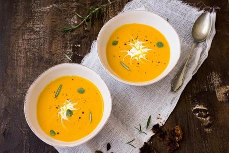 SOPA DE ZAPALLO Y COCO + REVISTA JENGIBRE EDICION OTOÑO 2014