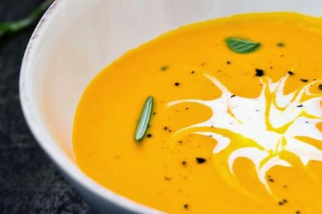 SOPA DE ZAPALLO Y COCO + REVISTA JENGIBRE EDICION OTOÑO 2014