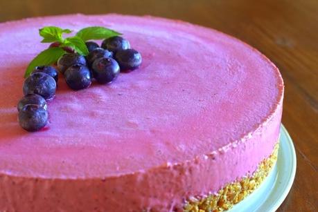 TARTA HELADA DE FRUTOS ROJOS