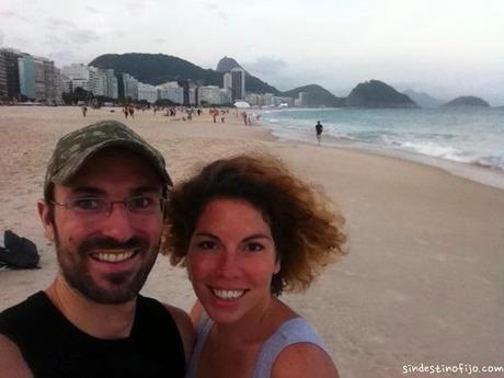 Mat y yo en Copacabana