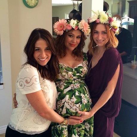 Alyssa Milano baby shower