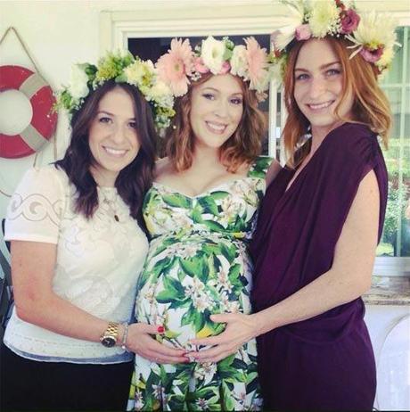 Alyssa Milano baby shower