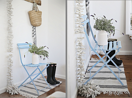 RECICLAR UNA SILLA VINTAGE PARA UNA CASA DE PLAYA