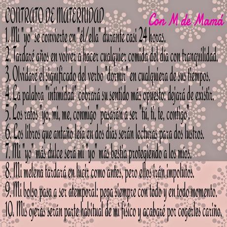 EL CONTRATO DE LAS MADRES