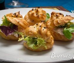 Como hacer pasta choux para un relleno dulce o salado Como hacer pasta choux facil, rellena de dulce o salado, de Burruezo congelados.