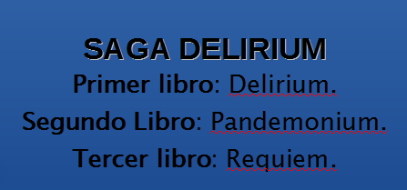 Reseña: Saga Delirium