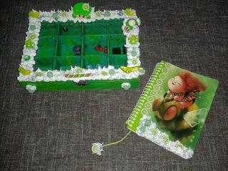 joyeros y libretas a juego