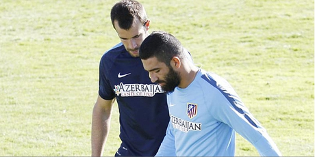 Arda Turan es duda para el debut del Atlético en la Liga