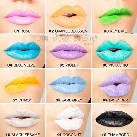 Colección NYX -  Macaron lippies