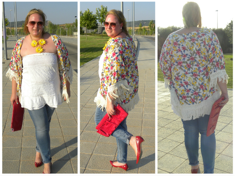 kimono, kimono flecos, kimono aliexpress, kimono zara en aliexpress, zara vs aliexpress, kimono flores zara, kimono flecos flores, los looks de mi armario, fashionblogger, kimono con jeans, http://www.loslooksdemiarmario.com/2014/07/outift-mi-tesoro-el-kimono-flecos-y.html