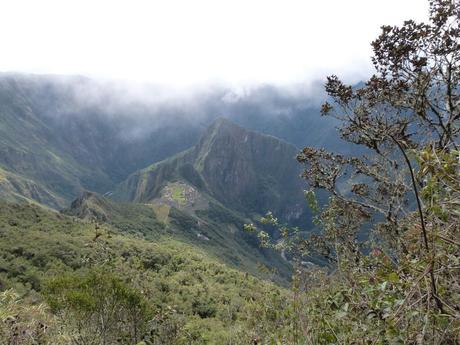 Vistas a la bajada de Machu Picchu