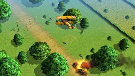 Capturas de pantalla de la remasterización del clásico Wings de Cinemaware