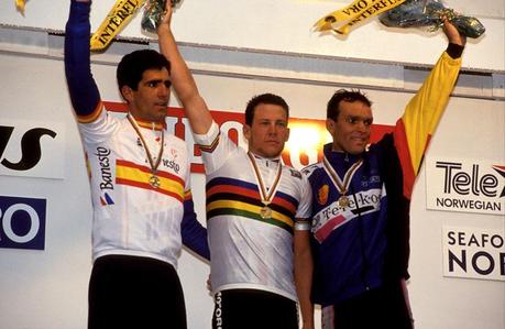 El Mundial de Ruta, la gran asignatura pendiente de Indurain