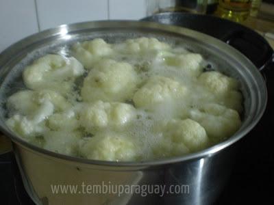 Croquetas de pollo y coliflor