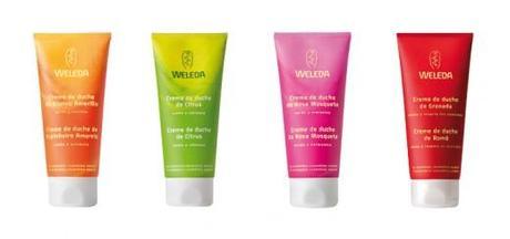 geles de ducha en crema de weleda