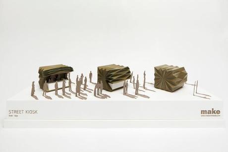 Diseño modular de kiosko Arch2o-Canary Wharf Kiosk Make (1)
