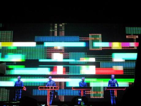 Concierto Kraftwerk. Lyon (01-06-2014)