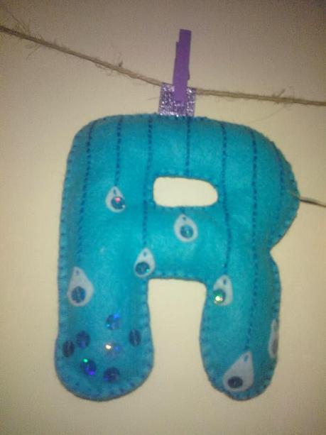 Tendal decorativo con letras