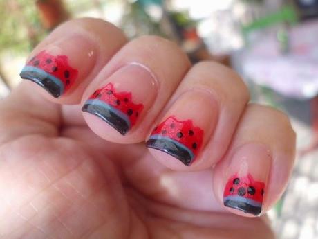 manicura sandia